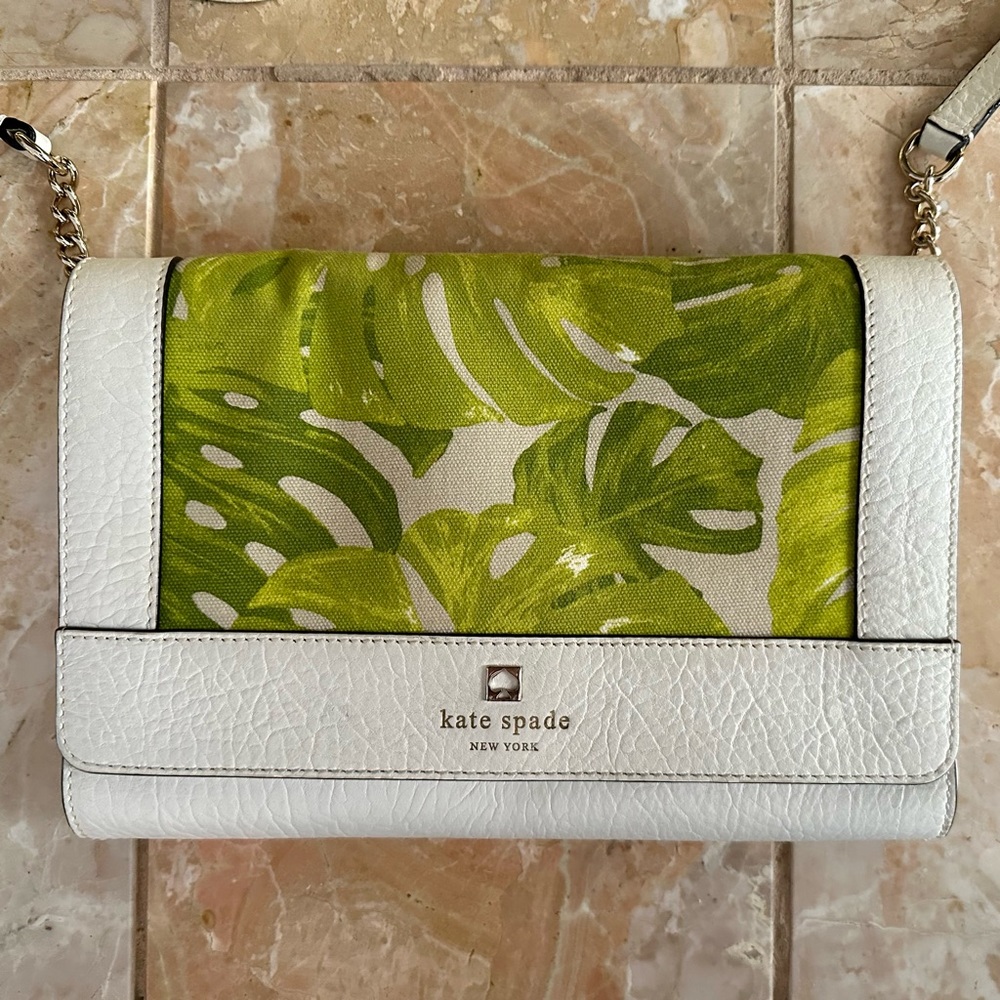 Kate Spade Kari Perri Lane Crossbody Palm Leaf Print